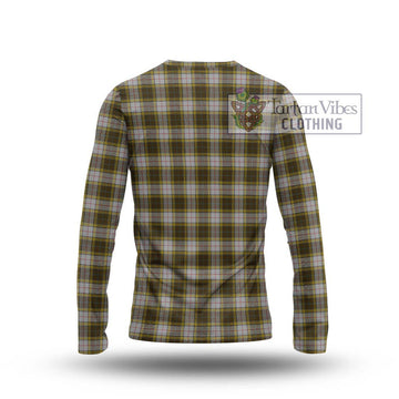 Buchanan Dress Tartan Long Sleeve T-Shirt with Family Crest DNA In Me Style