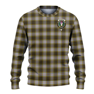 Buchanan Dress Tartan Ugly Sweater with Family Crest