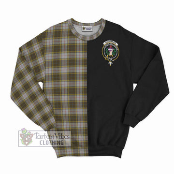 Buchanan Dress Tartan Sweatshirt with Family Crest and Half Of Me Style