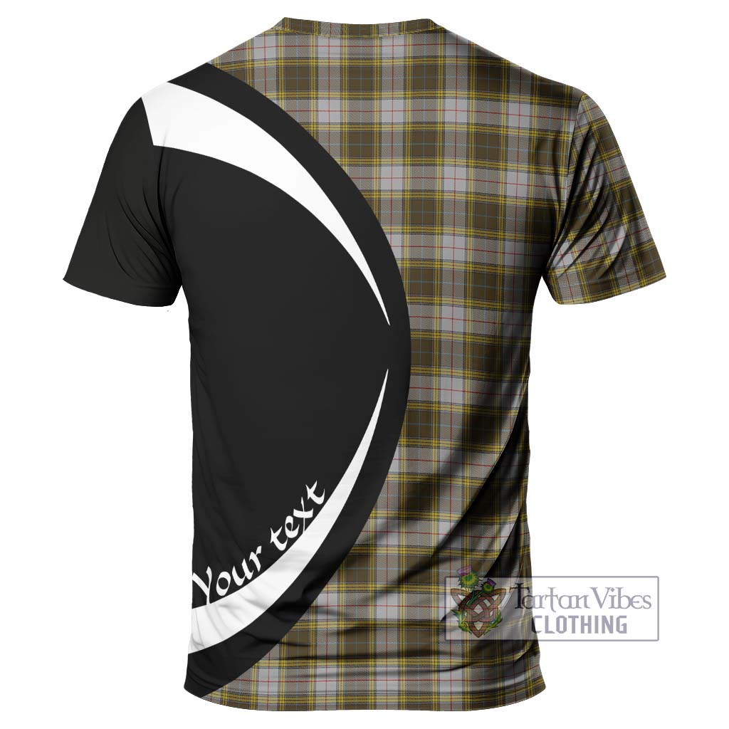 Tartan Vibes Clothing Buchanan Dress Tartan T-Shirt with Family Crest Circle Style