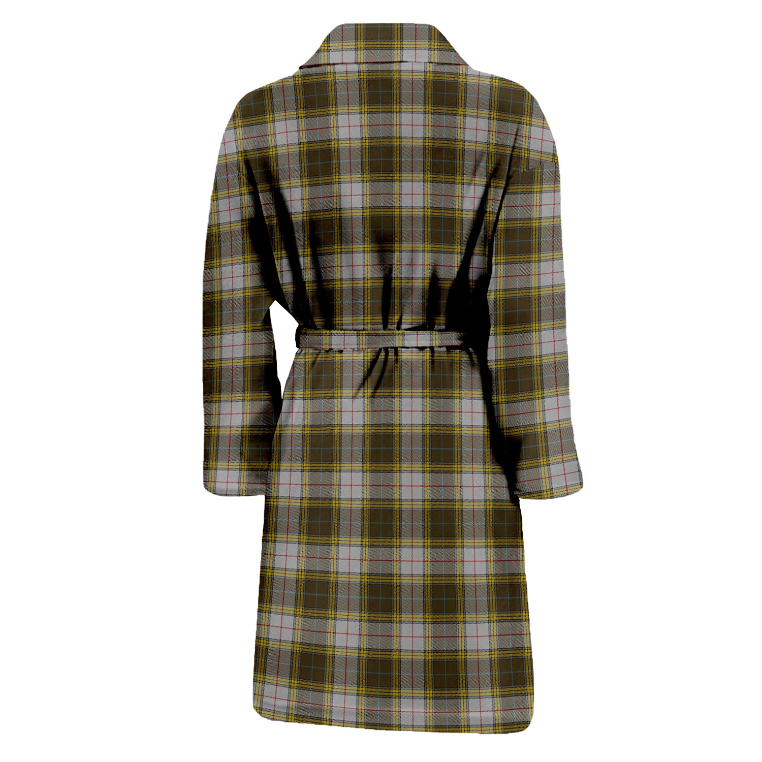 Buchanan Dress Tartan Bathrobe with Family Crest - Tartan Vibes Clothing