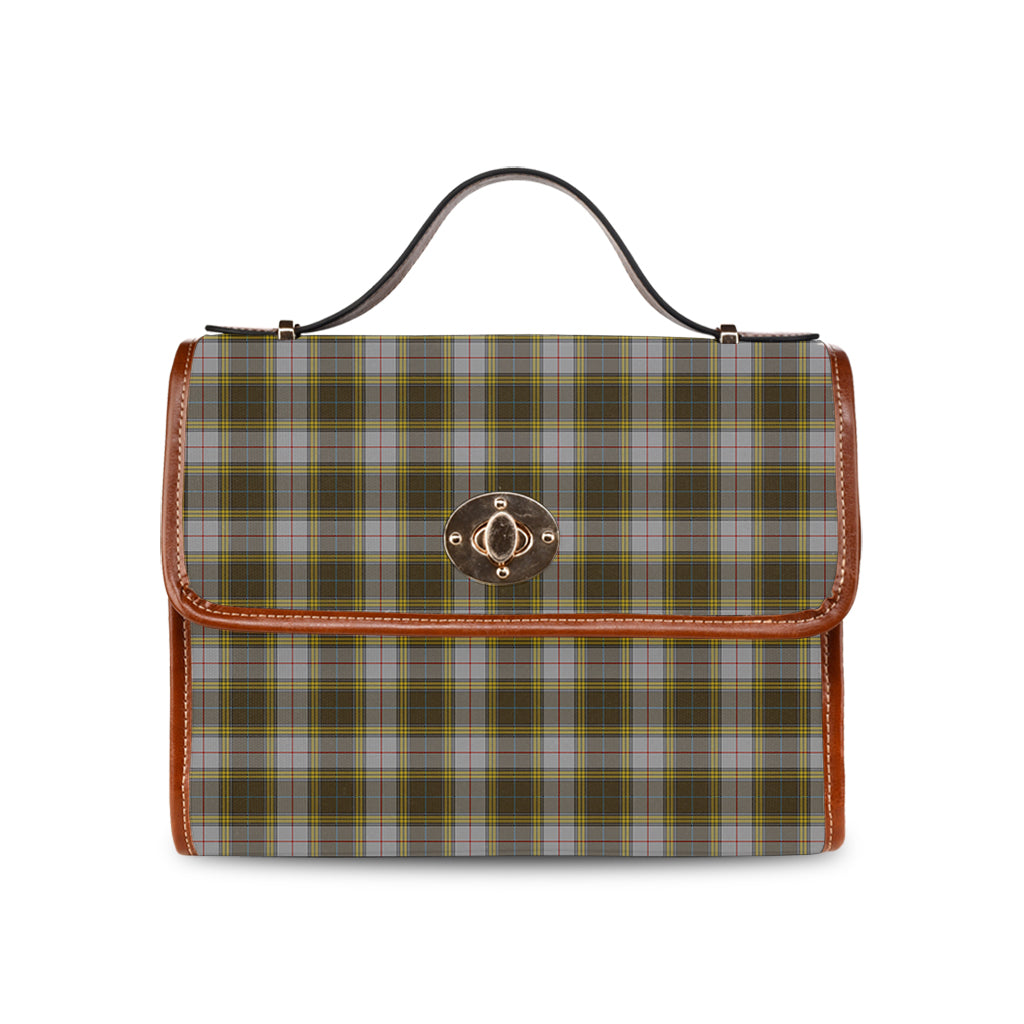 Buchanan Dress Tartan Leather Strap Waterproof Canvas Bag - Tartanvibesclothing