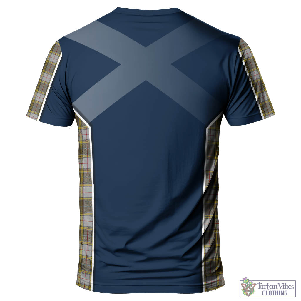 Tartan Vibes Clothing Buchanan Dress Tartan T-Shirt with Family Crest and Scottish Thistle Vibes Sport Style