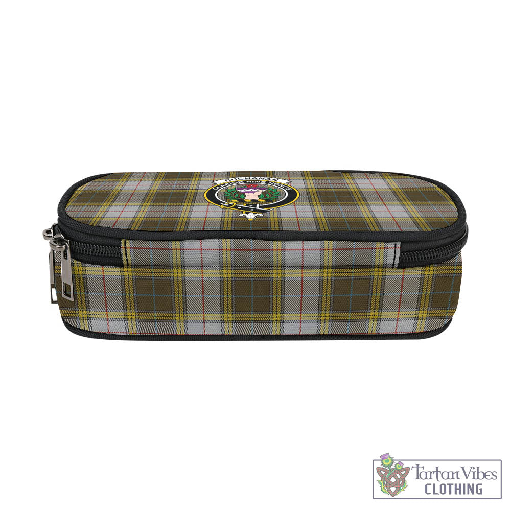 Tartan Vibes Clothing Buchanan Dress Tartan Pen and Pencil Case with Family Crest