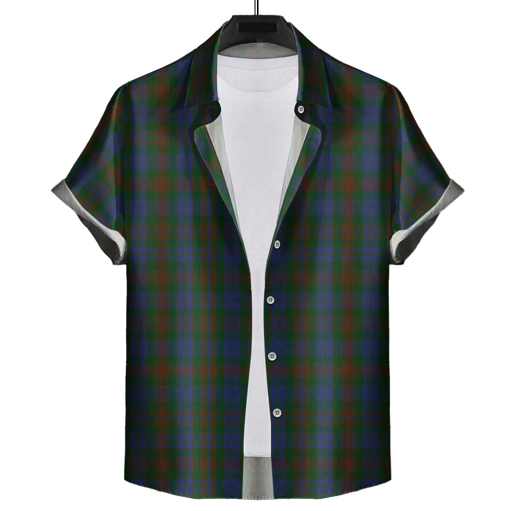 Buchanan Hunting Tartan Short Sleeve Button Down Shirt - Tartanvibesclothing