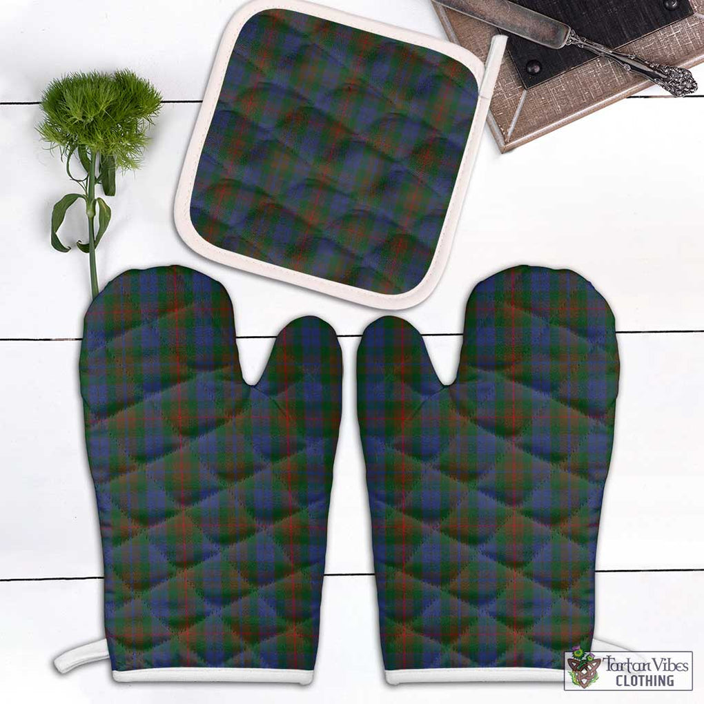 Buchanan Hunting Tartan Combo Oven Mitt & Pot-Holder Combo 1 Oven Mitt & 1 Pot-Holder White - Tartan Vibes Clothing