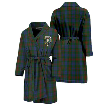 Buchanan Hunting Tartan Bathrobe with Family Crest