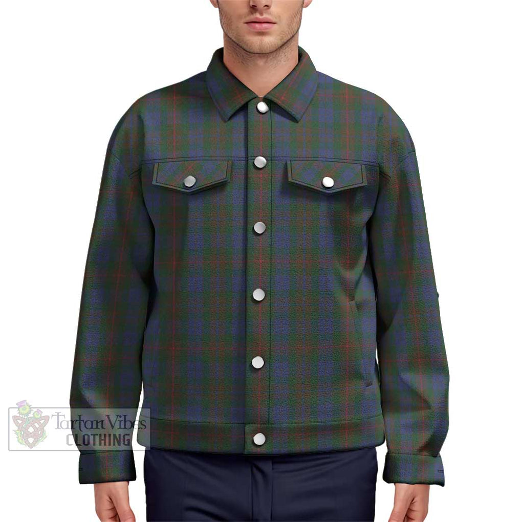 Buchanan Hunting Tartan Unisex Lapel Cotton Jacket Unisex - Tartan Vibes Clothing