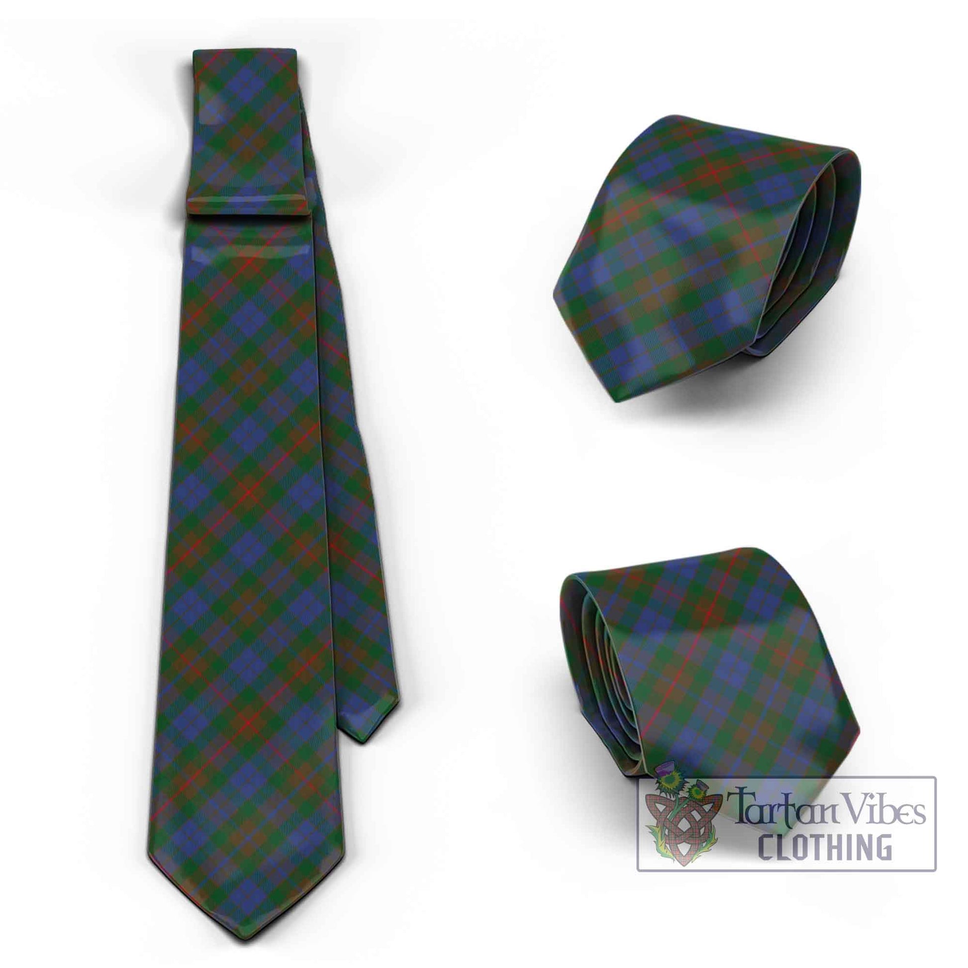 Tartan Vibes Clothing Buchanan Hunting Tartan Classic Necktie Cross Style