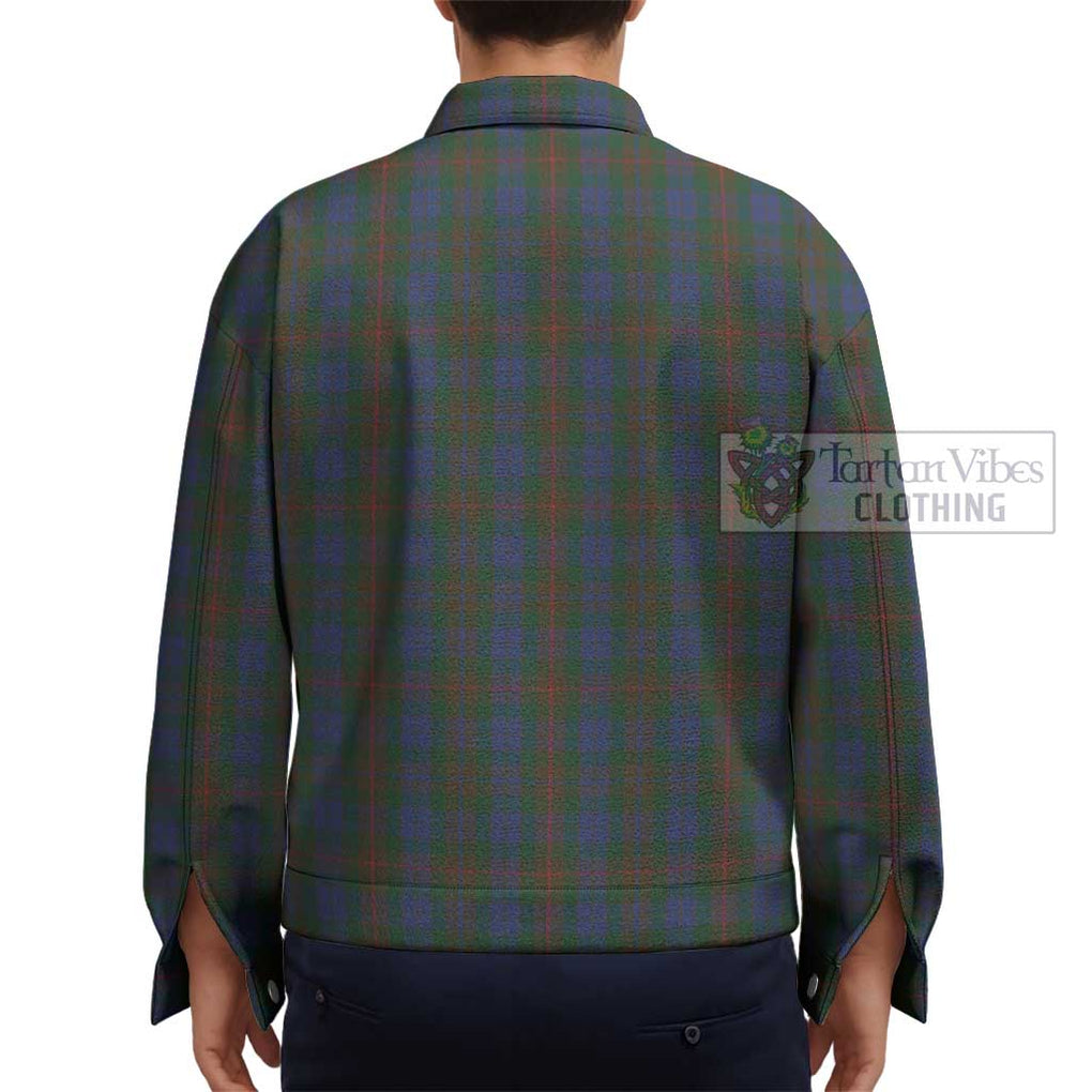 Buchanan Hunting Tartan Unisex Lapel Cotton Jacket - Tartan Vibes Clothing