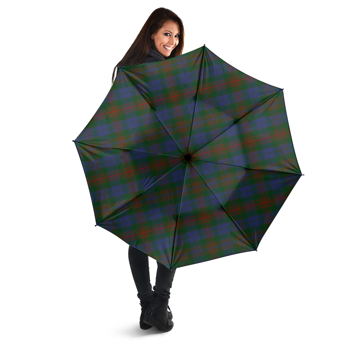 Buchanan Hunting Tartan Umbrella - Tartanvibesclothing