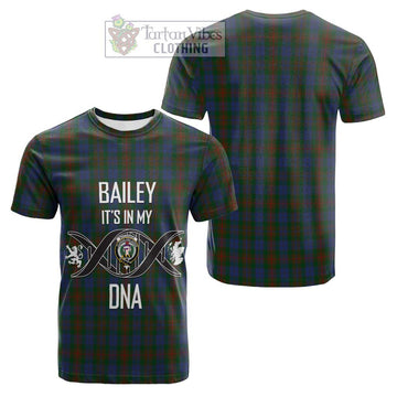 Buchanan Hunting Tartan Cotton T-shirt with Family Crest DNA In Me Style