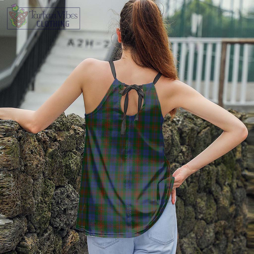 Tartan Vibes Clothing Buchanan Hunting Tartan Loose Halter Neck Camisole