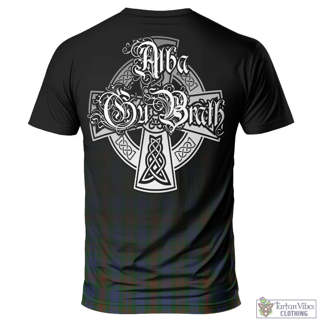 Tartan Vibes Clothing Buchanan Hunting Tartan T-Shirt Featuring Alba Gu Brath Family Crest Celtic Inspired