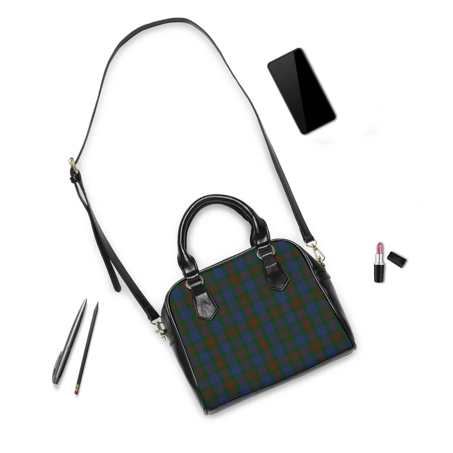 Buchanan Hunting Tartan Shoulder Handbags - Tartanvibesclothing