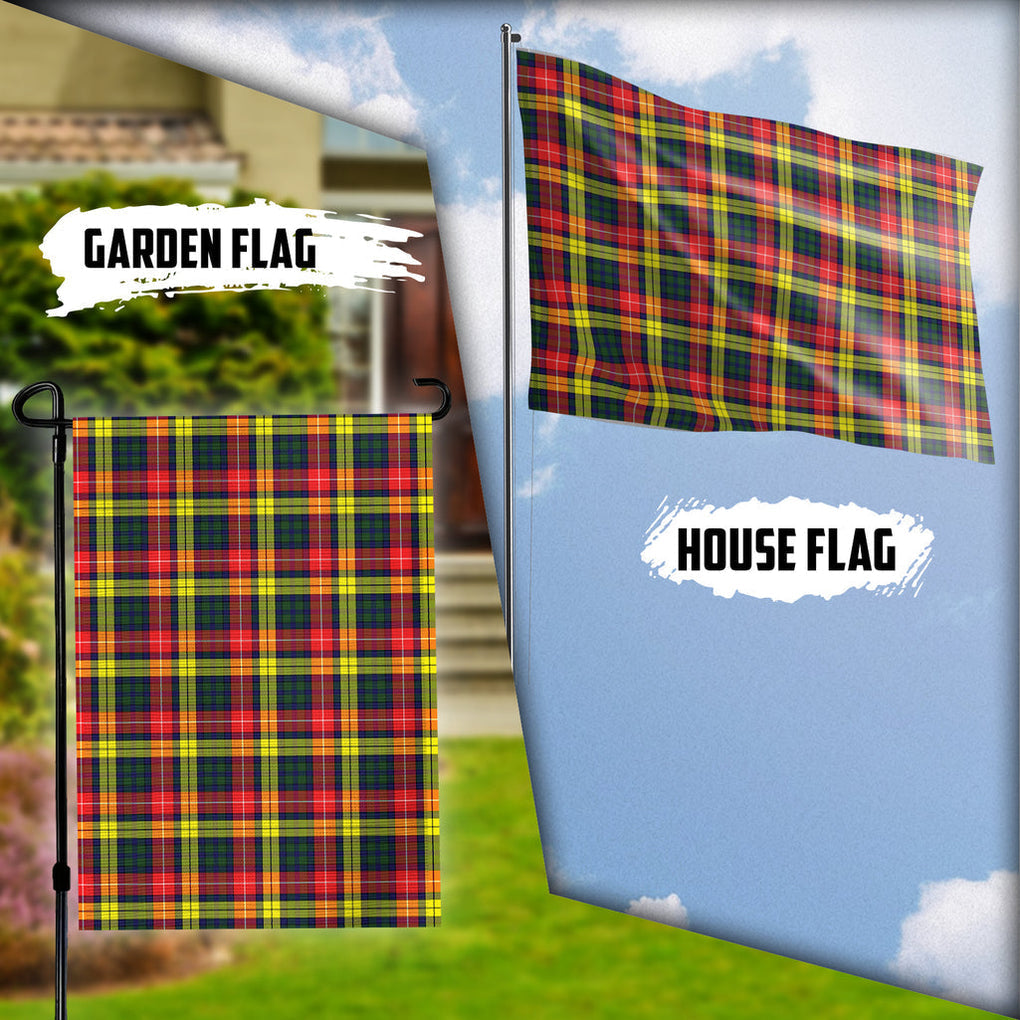 Buchanan Modern Tartan Flag Garden Flag (Vertical) - Tartan Vibes Clothing