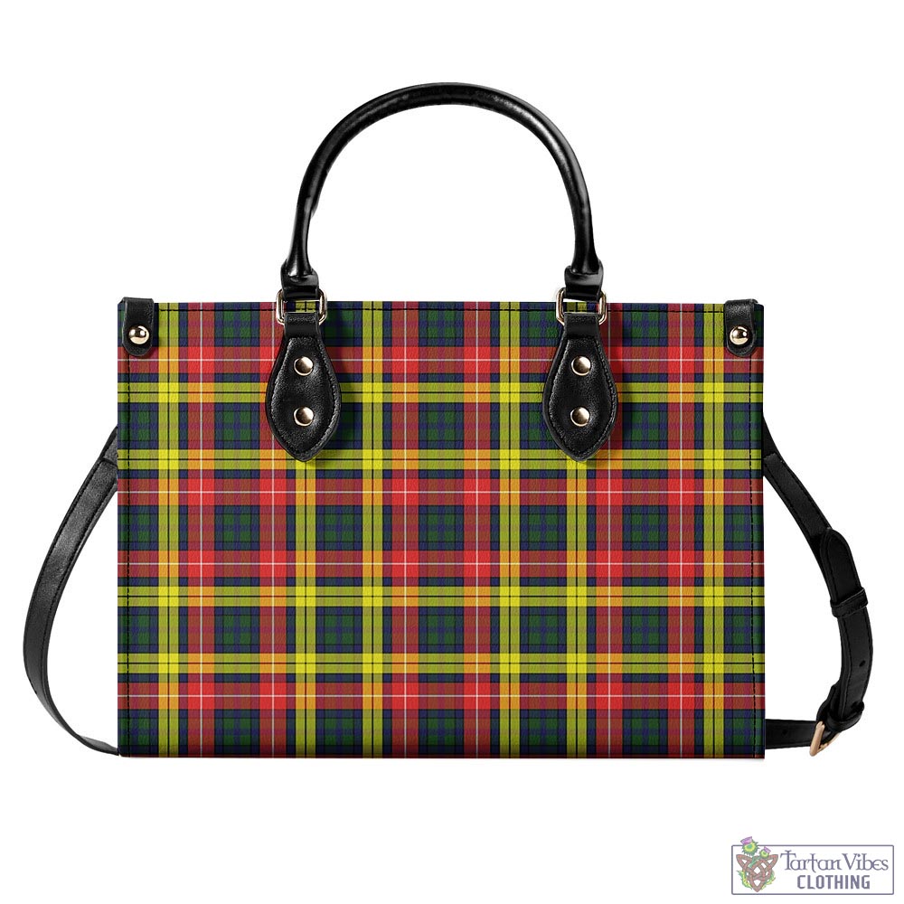 Tartan Vibes Clothing Buchanan Modern Tartan Luxury Leather Handbags