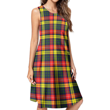 Buchanan Modern Tartan Womens Casual Dresses