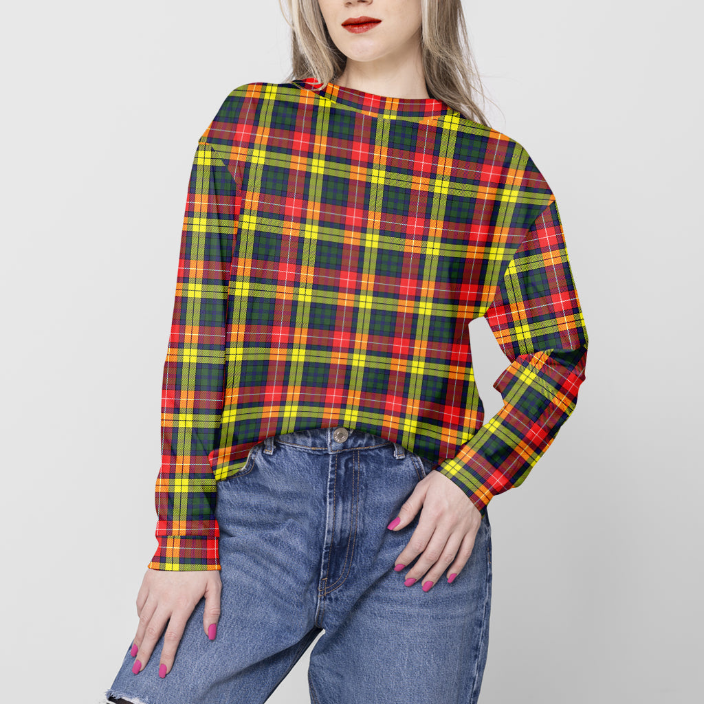 Buchanan Modern Tartan Sweatshirt Unisex - Tartan Vibes Clothing