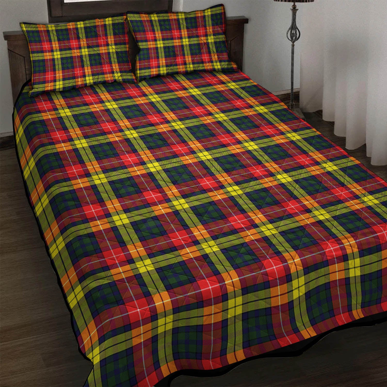 Buchanan Modern Tartan Quilt Bed Set - Tartan Vibes Clothing