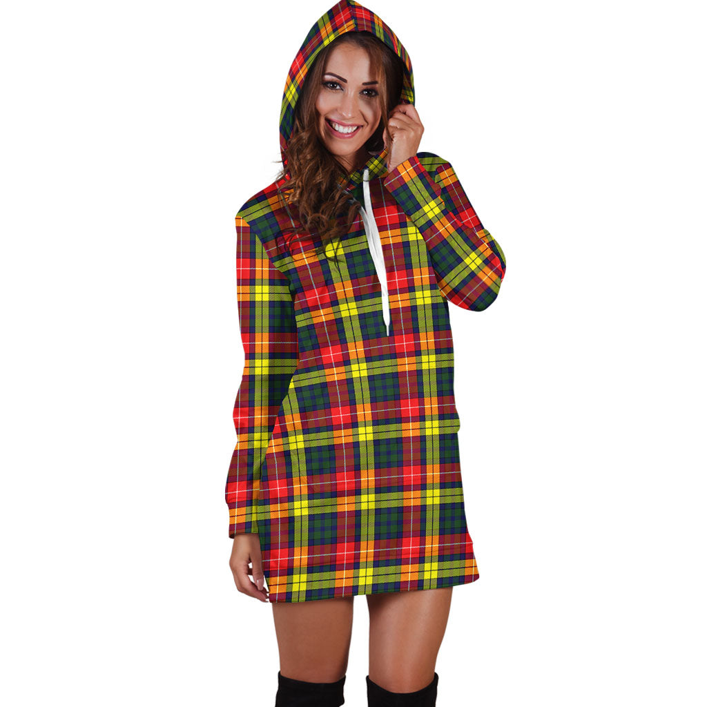 Buchanan Modern Tartan Hoodie Dress - Tartan Vibes Clothing