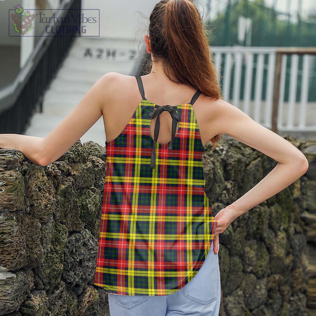 Tartan Vibes Clothing Buchanan Modern Tartan Loose Halter Neck Camisole