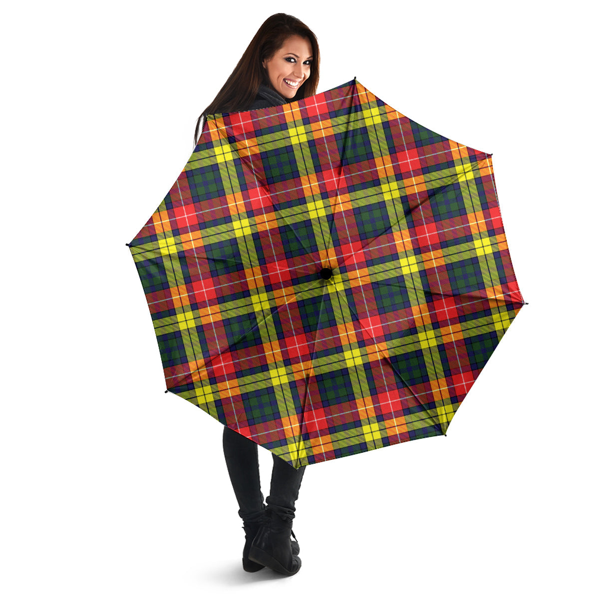 Buchanan Modern Tartan Umbrella - Tartanvibesclothing