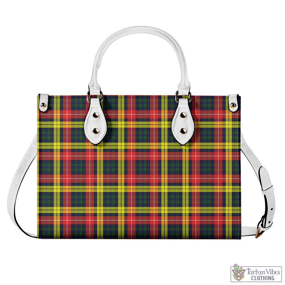 Tartan Vibes Clothing Buchanan Modern Tartan Luxury Leather Handbags