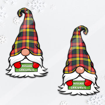 Buchanan Modern Gnome Christmas Ornament with His Tartan Christmas Hat