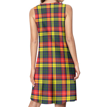 Buchanan Modern Tartan Womens Casual Dresses