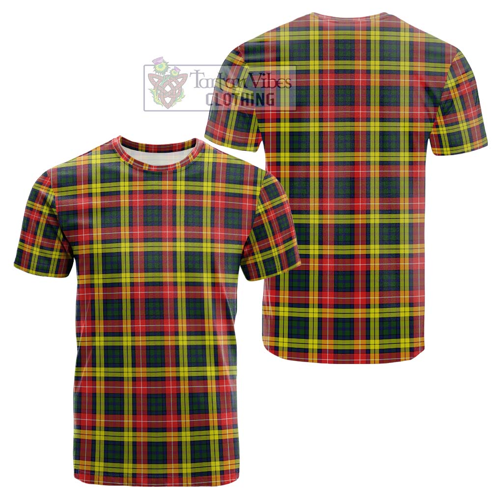 Buchanan Modern Tartan Cotton T-Shirt Kid's Shirt - Tartanvibesclothing Shop