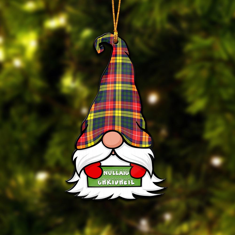 Buchanan Modern Gnome Christmas Ornament with His Tartan Christmas Hat - Tartan Vibes Clothing