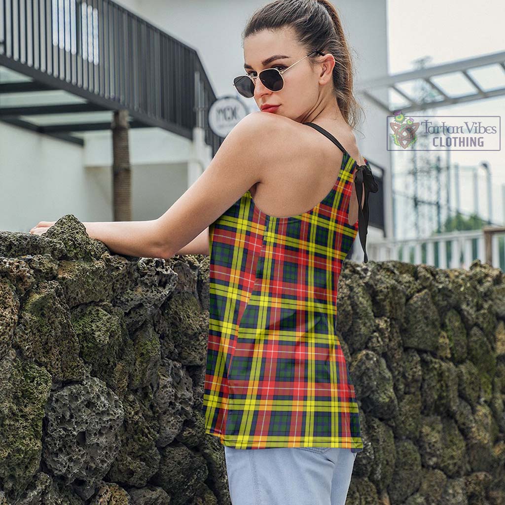 Tartan Vibes Clothing Buchanan Modern Tartan Loose Halter Neck Camisole