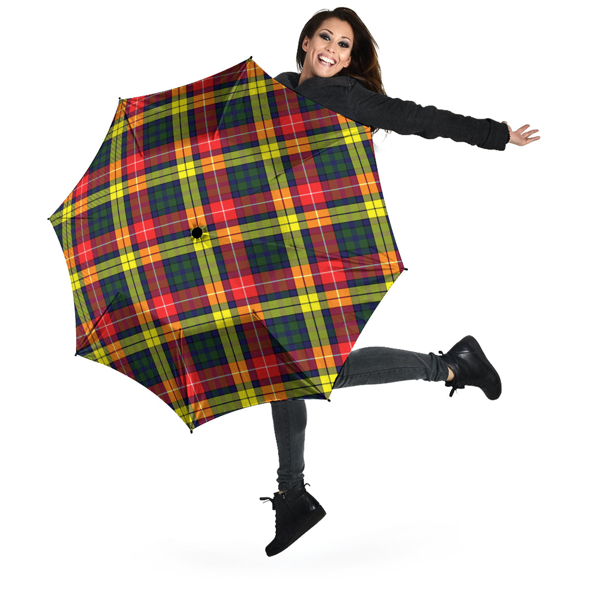 Buchanan Modern Tartan Umbrella - Tartanvibesclothing