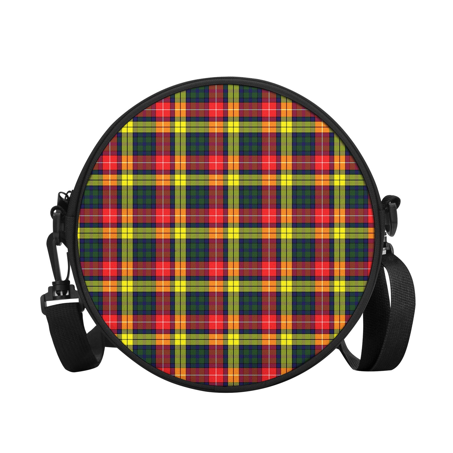 Buchanan Modern Tartan Round Satchel Bags - Tartanvibesclothing