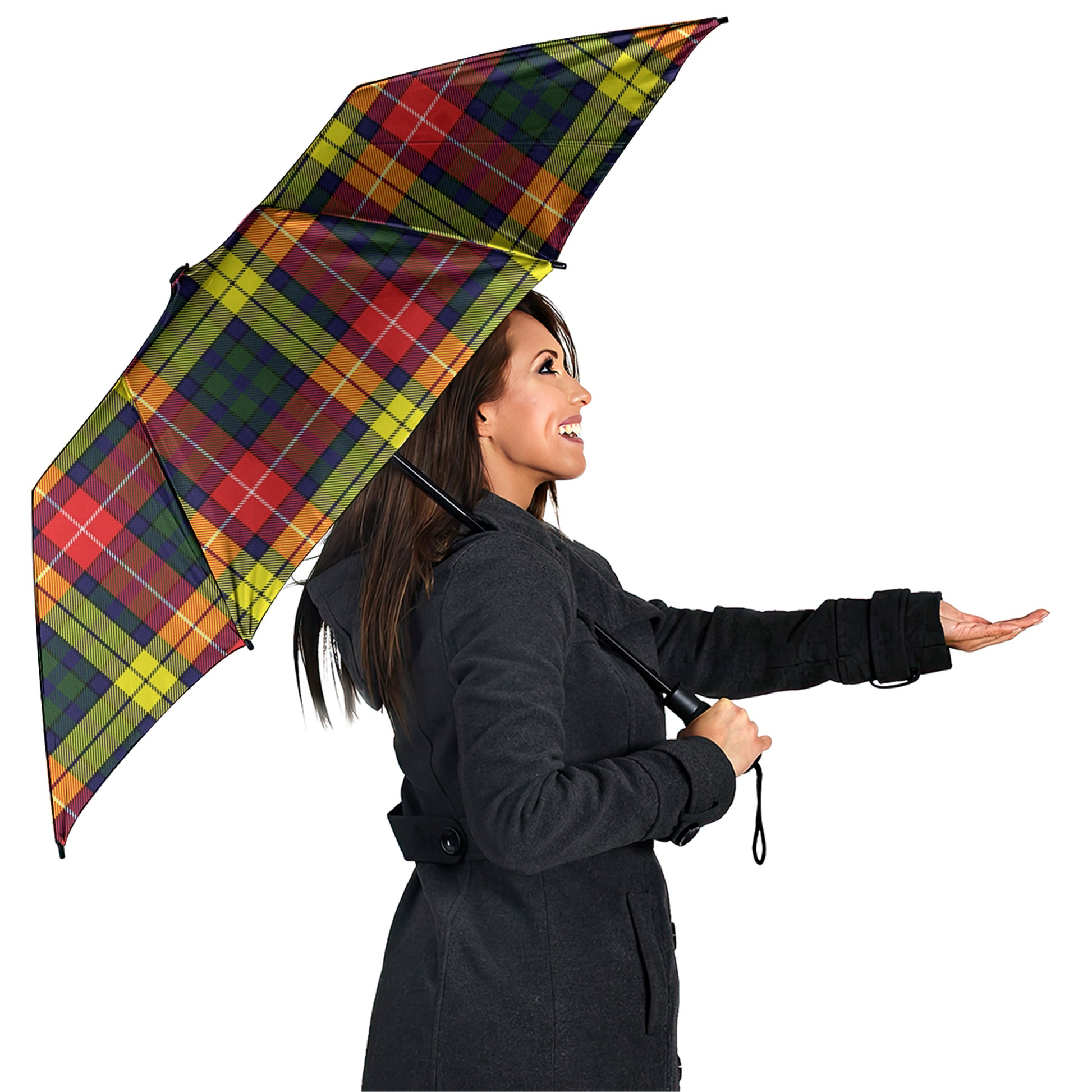 Buchanan Modern Tartan Umbrella - Tartanvibesclothing