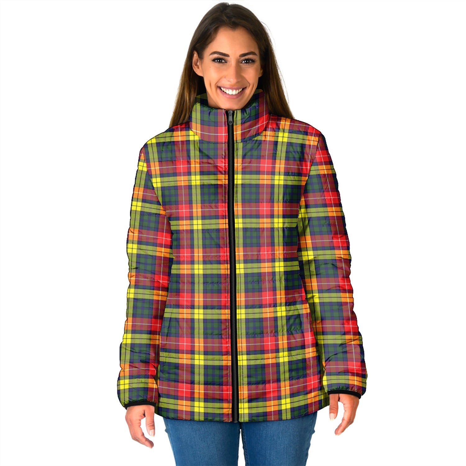 Buchanan Modern Tartan Padded Jacket - Tartan Vibes Clothing