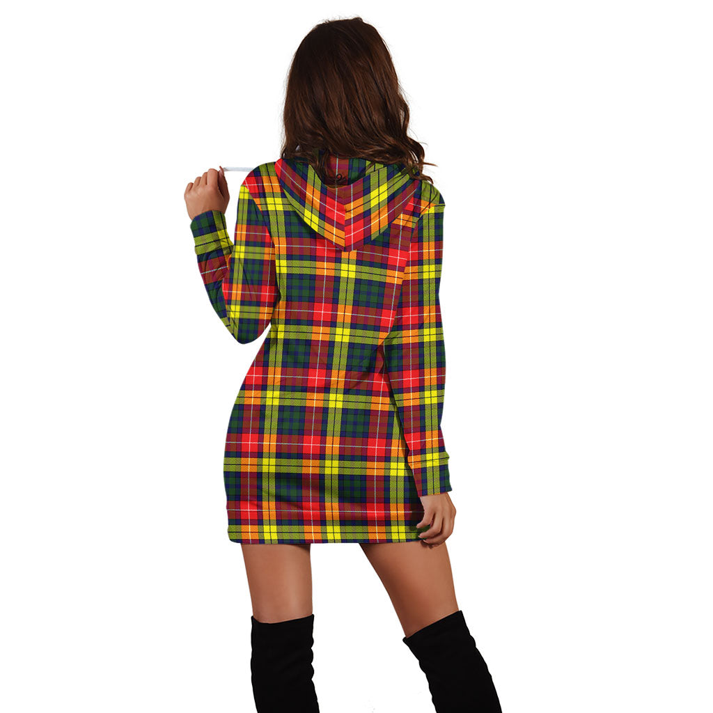 Buchanan Modern Tartan Hoodie Dress - Tartan Vibes Clothing