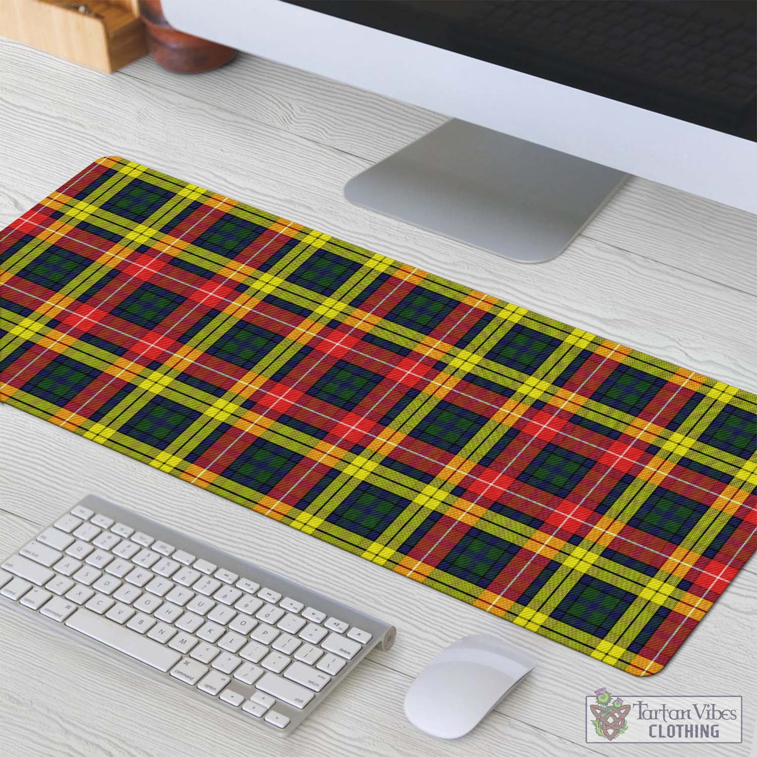 Tartan Vibes Clothing Buchanan Modern Tartan Mouse Pad