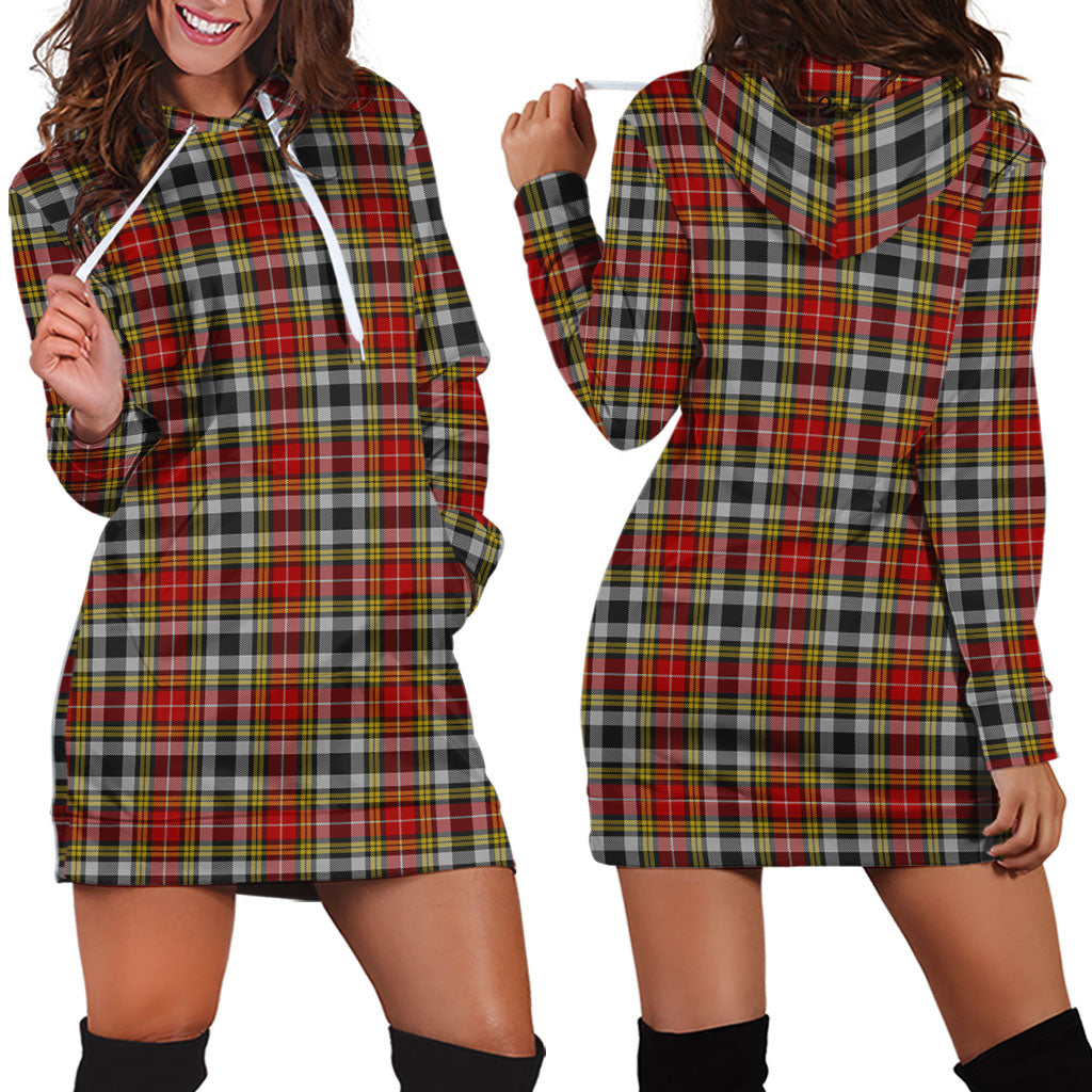 Buchanan Old Dress Tartan Hoodie Dress - Tartan Vibes Clothing