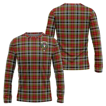 Buchanan Old Dress Tartan Long Sleeve T-Shirt with Family Crest