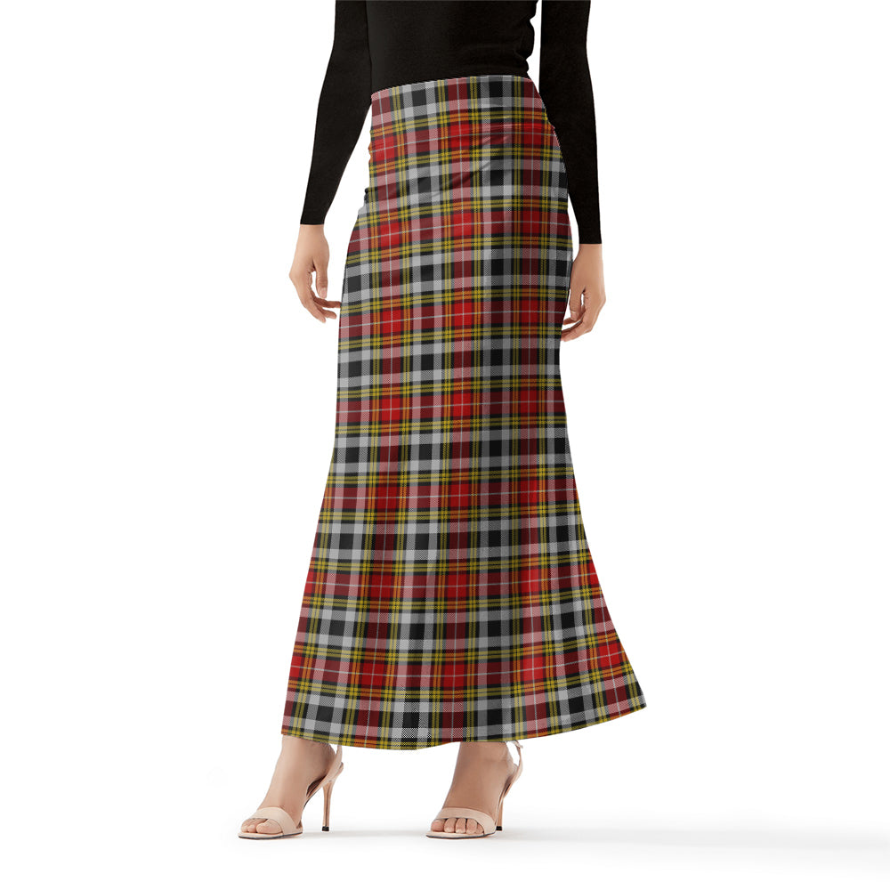 Buchanan Old Dress Tartan Womens Full Length Skirt Female - Tartanvibesclothing