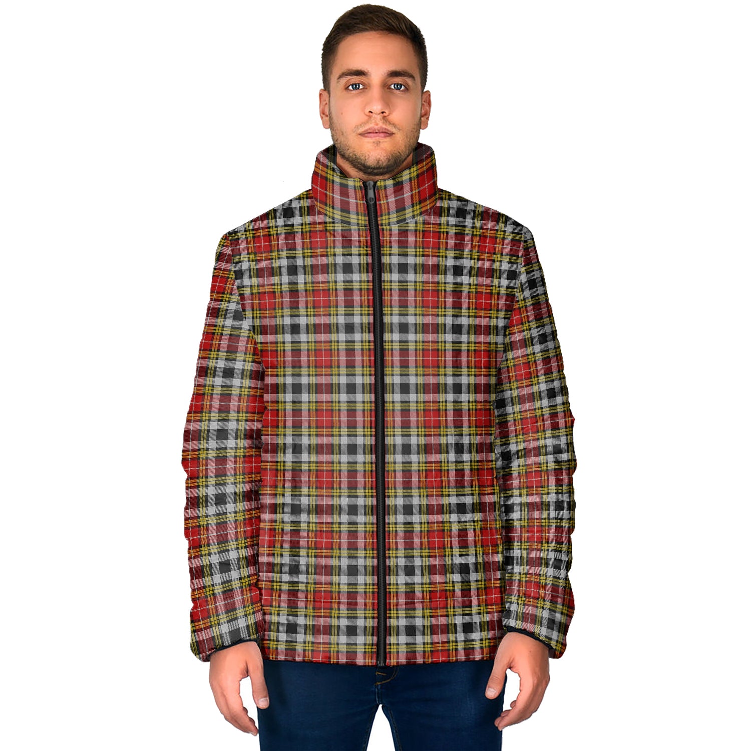 Buchanan Old Dress Tartan Padded Jacket - Tartan Vibes Clothing