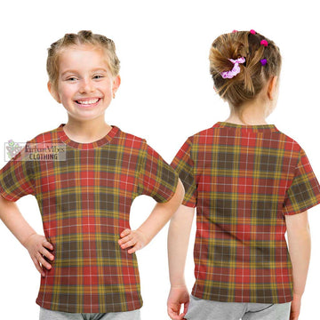 Buchanan Old Set Weathered Tartan Kid T-Shirt