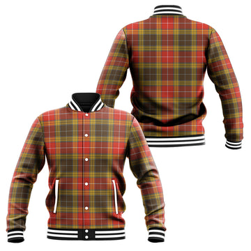 Buchanan Old Set Weathered Tartan Baseball Jacket