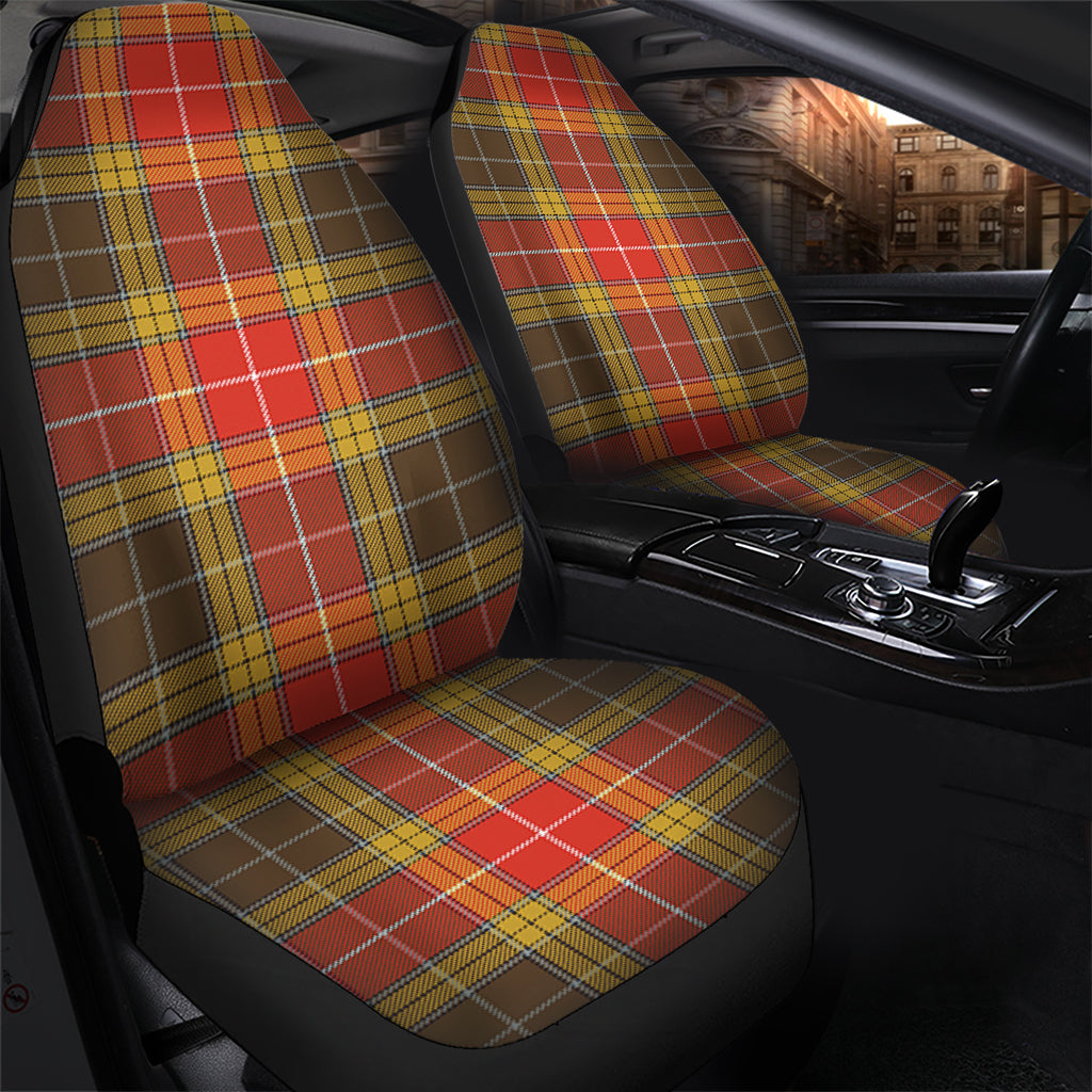 Buchanan Old Set Weathered Tartan Car Seat Cover One Size - Tartanvibesclothing