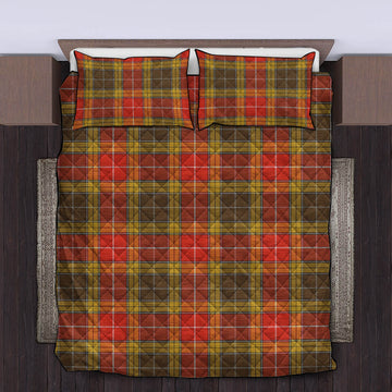 Buchanan Old Set Weathered Tartan Quilt Bed Set