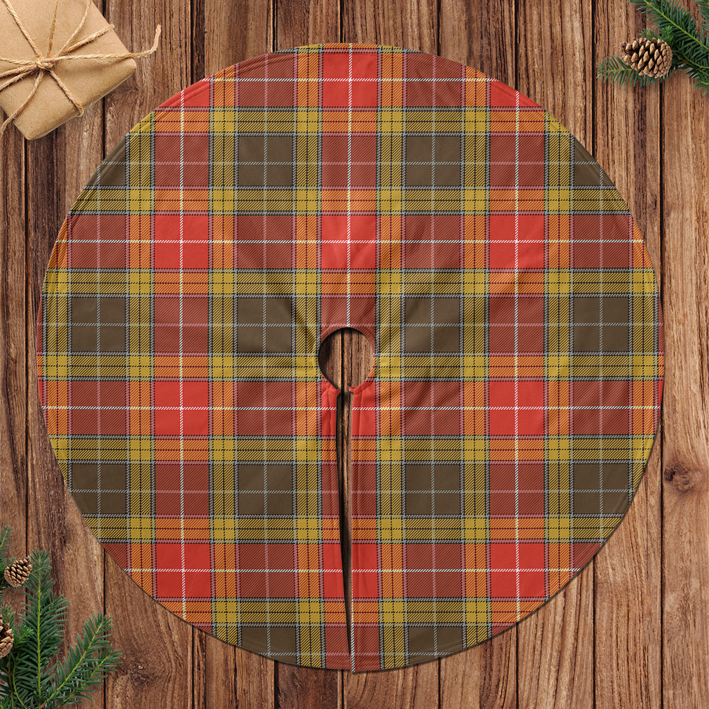 Buchanan Old Set Weathered Tartan Christmas Tree Skirt - Tartanvibesclothing