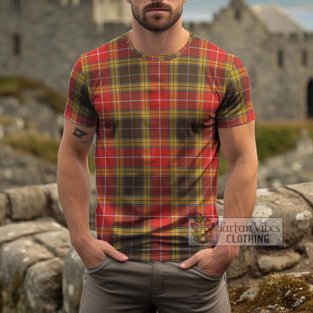 Buchanan Old Set Weathered Tartan Cotton T-Shirt Men's Shirt - Tartanvibesclothing Shop