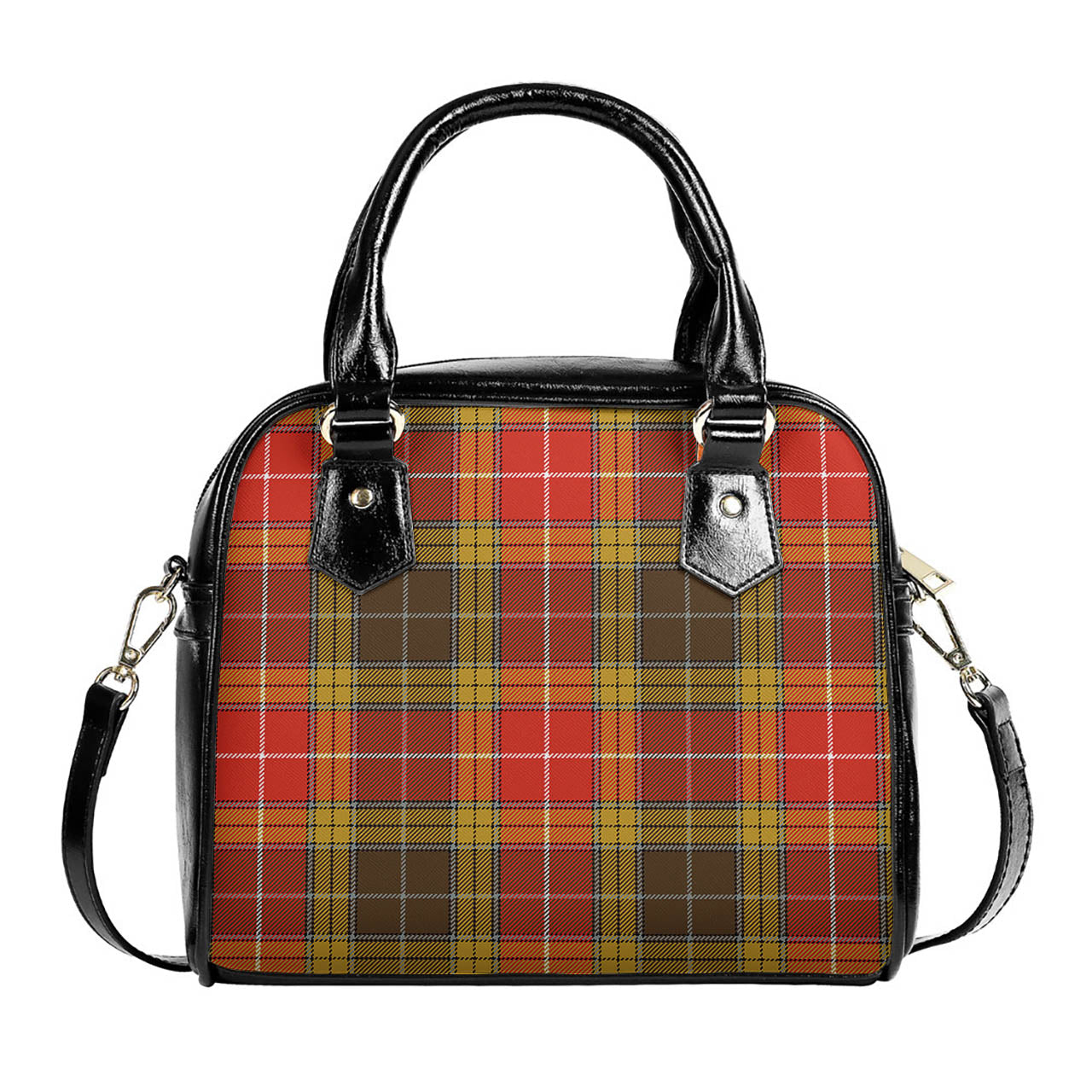 Buchanan Old Set Weathered Tartan Shoulder Handbags One Size 6*25*22 cm - Tartanvibesclothing